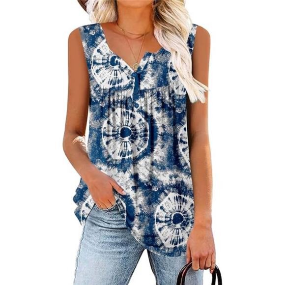 Womens Tank Tops and Short Sleeve Floral Summer Tops - Picture 12 of 12